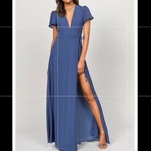 Maxi wrap dress